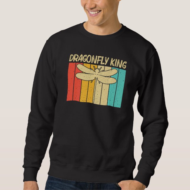 Sweatshirt Cool Dragonfly For Men Boys Entomology Insect (Devant)