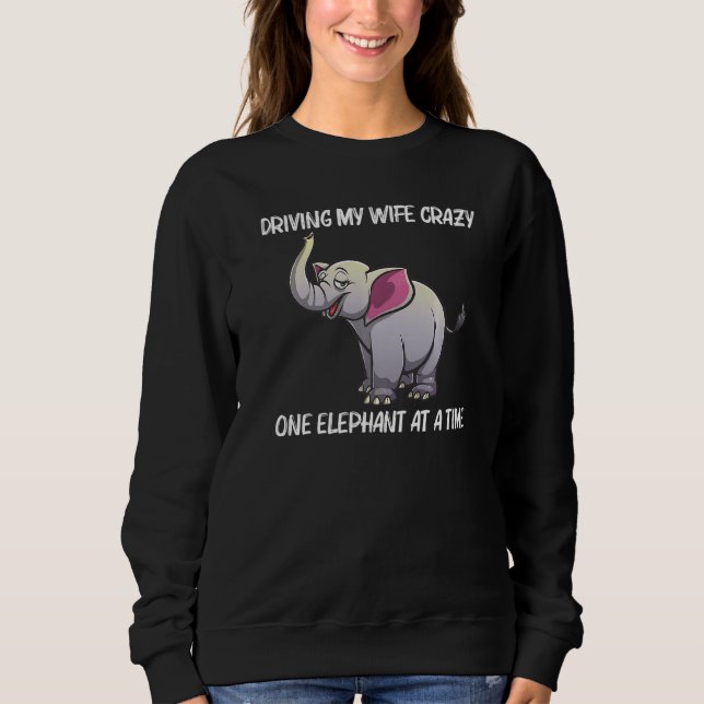 Sweatshirt Cool Elephant For Men Dad Indian Elephant Safari A (Devant)