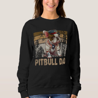 Sweatshirt Cool English Pitbull Dad Pitbull Owner Dog Father'