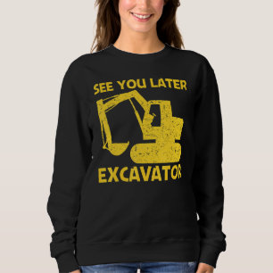 Sweatshirt Cool Excavateur Pour Hommes Femmes Équipement Lour