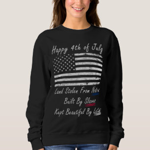Sweatshirt Cool Fabriqué Aux Etats-Unis Black American Flag J