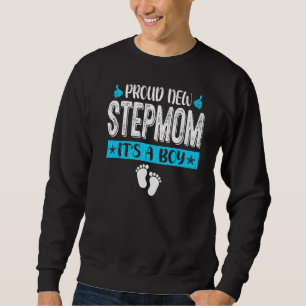 Sweatshirt Cool Famille Fier Nouveau StepMom C'est un garçon 