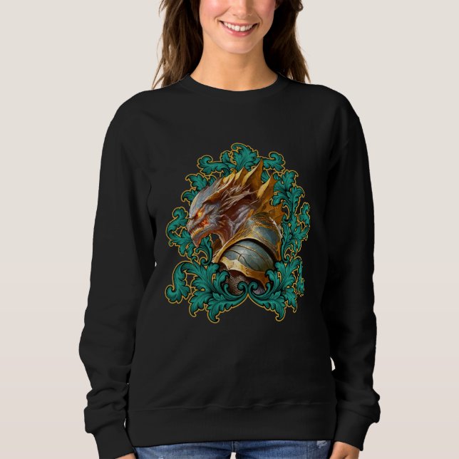 Sweatshirt Cool Fantasy Dragon Game Gamer Cosplay Nerds 16 (Devant)