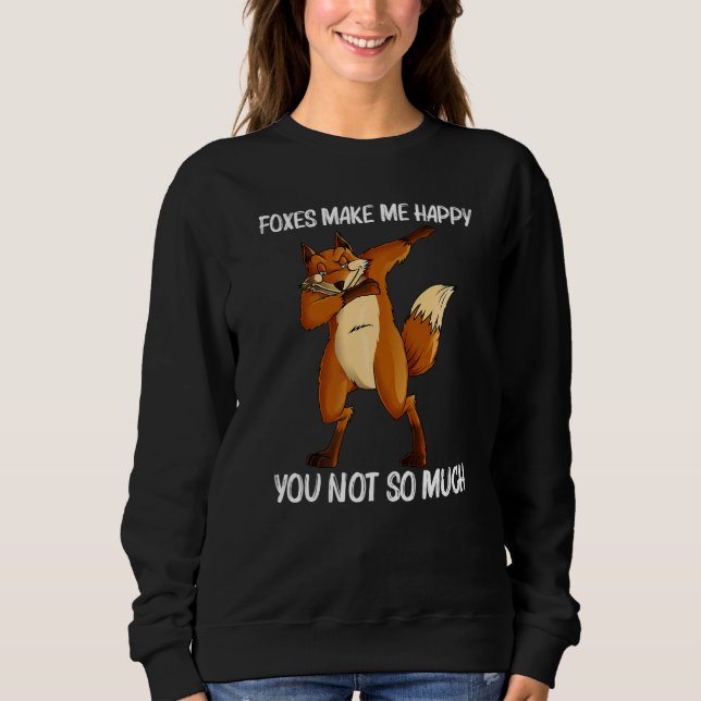 Sweatshirt Cool Fox For Men Women Omnivorous Mammal Animal (Devant)