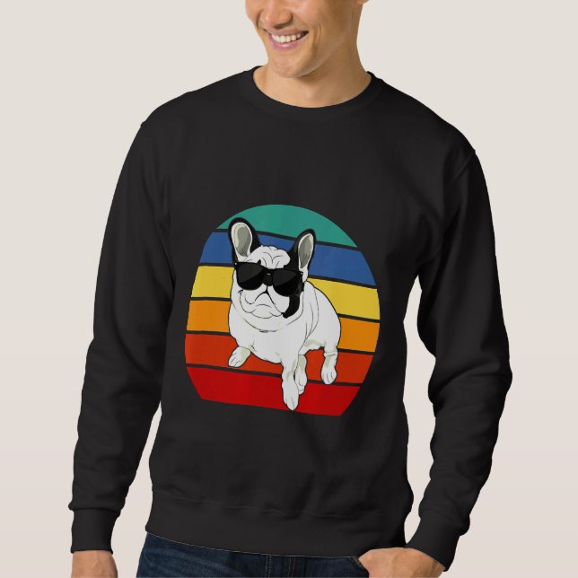 Sweatshirt Cool Frenchie Dog French Bulldog (Devant)