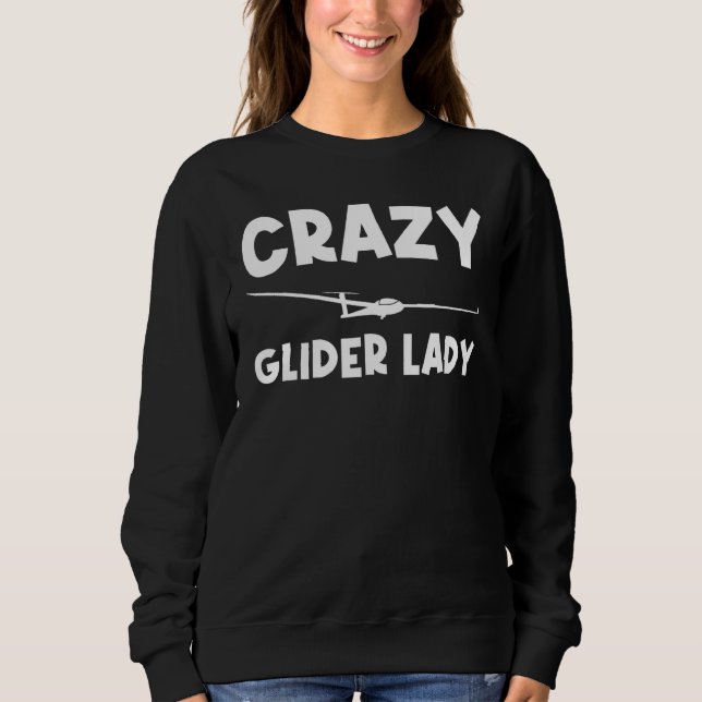Sweatshirt Cool Glider Art Pour Femmes Maman Skydiving Air Gl (Devant)