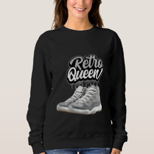Sweatshirt Cool Grey 11s Tee - shirts pour correspondre Baske