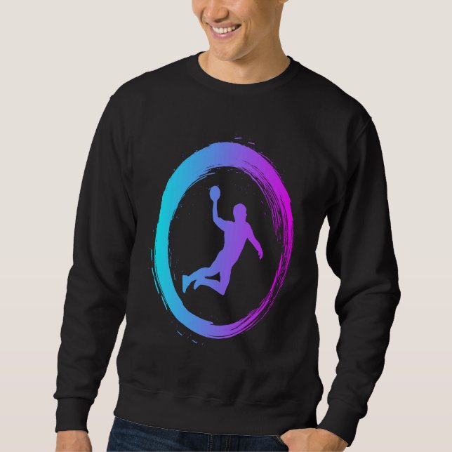 Sweatshirt Cool Handball sports and hobby (Devant)
