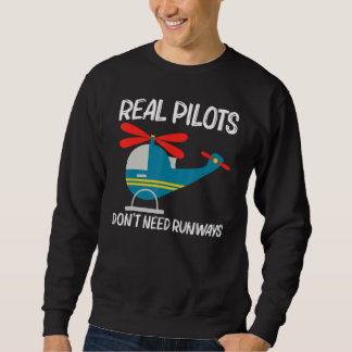 Sweatshirt Cool Helicopter For Men Women Aircraft Aviation Pi