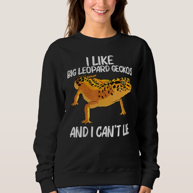 Sweatshirt Cool Leopard Gecko Pour Hommes Femmes Panther Geck (Devant)