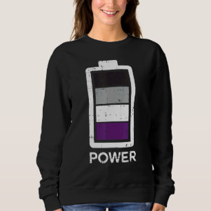 Sweatshirt Cool Lgbtq De Batterie Ace Alimentaire Pleinement