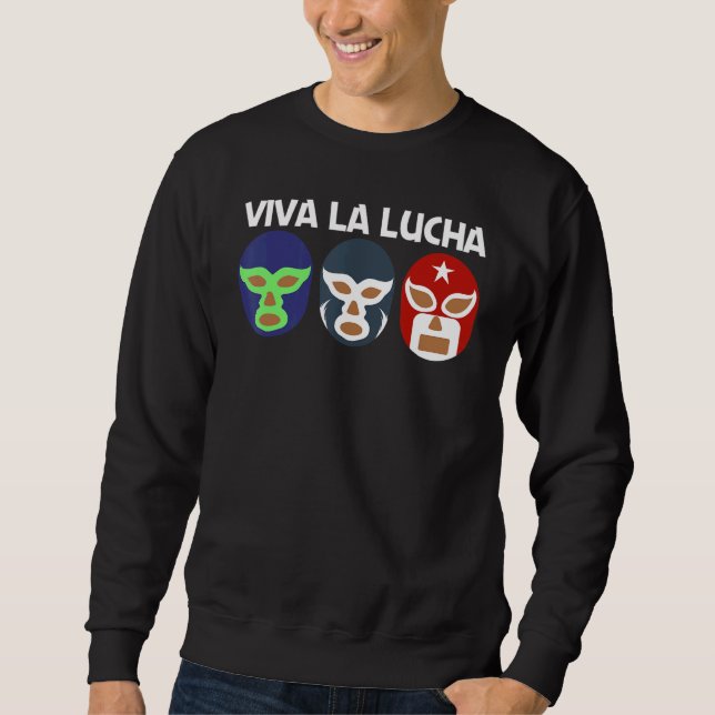 Sweatshirt Cool Lucha Libre For Men Women Luchador Mexican Wr (Devant)