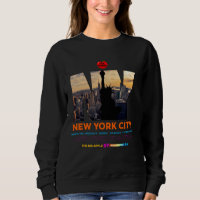 Cool New York City Skyline Illustration Graphic De
