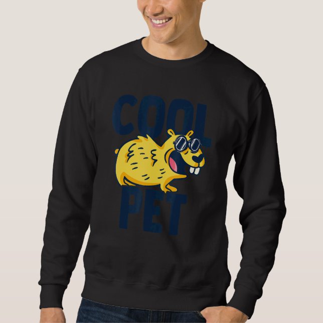 Sweatshirt Cool Pet Graphic Guinea Pig Owner Pet Cavy Animal  (Devant)