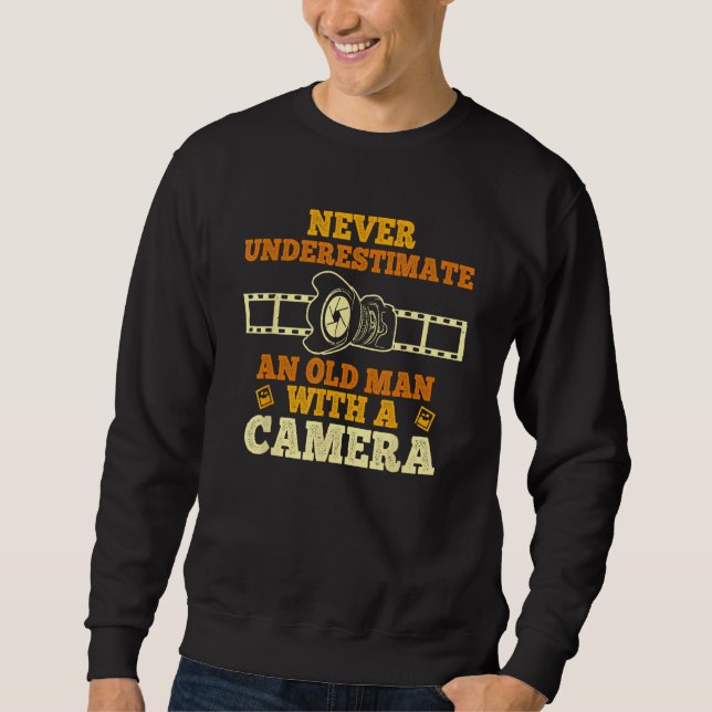 Sweatshirt Cool Photography For Men Grandpa Photographer Came (Devant)