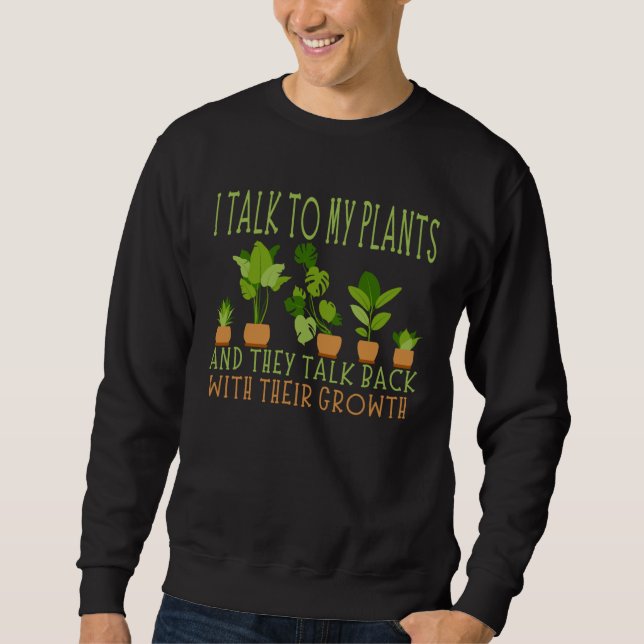Sweatshirt Cool Plant For Men Women Propagation Plant  Garden (Devant)
