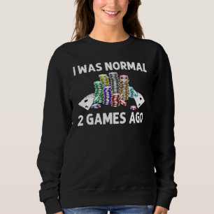 Sweatshirt Cool Poker Art Pour Hommes Femmes Jeu Casin De Jeu
