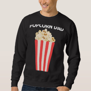 Sweatshirt Cool Popcorn Pour Papa Père Beurre Doux Beurre Sal