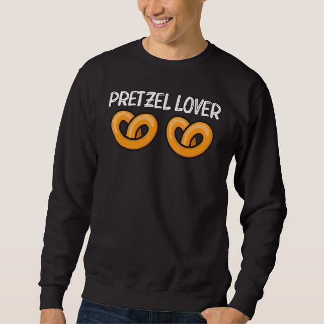 Sweatshirt Cool Pretzel Art Pour Hommes Femmes Pain Pain Pain (Devant)