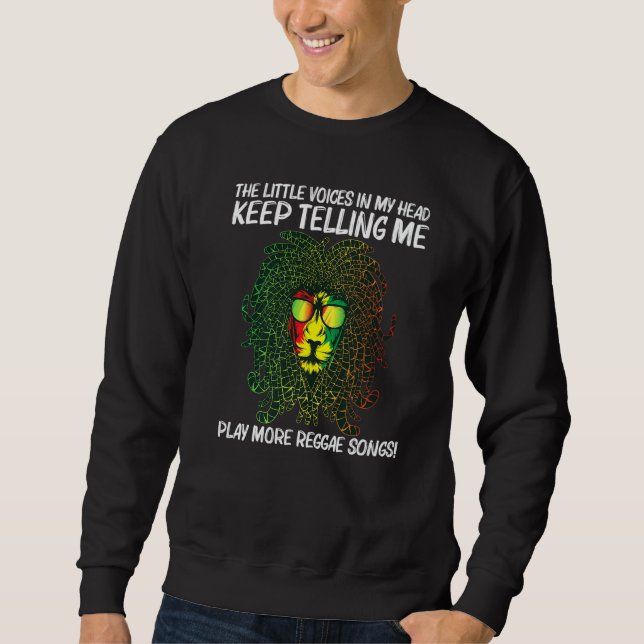 Sweatshirt Cool Reggae For Men Women Jamaican Music Genre (Devant)