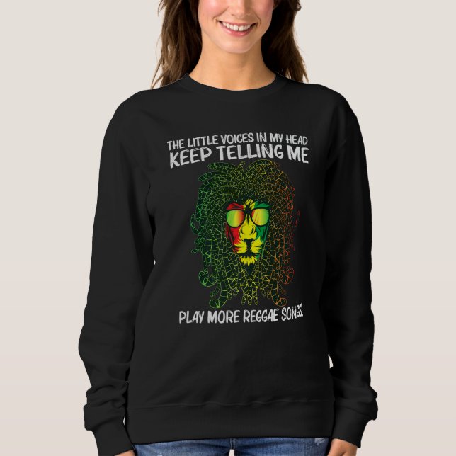 Sweatshirt Cool Reggae For Men Women Jamaican Music Genre (Devant)