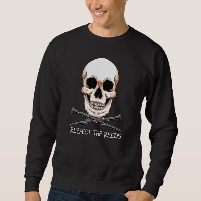 Sweatshirt Cool Respecter La Bande De Marches De Roseaux Clar (Devant)