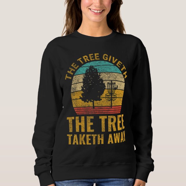 Sweatshirt Cool Retro Disc Golf Sport 1 (Devant)