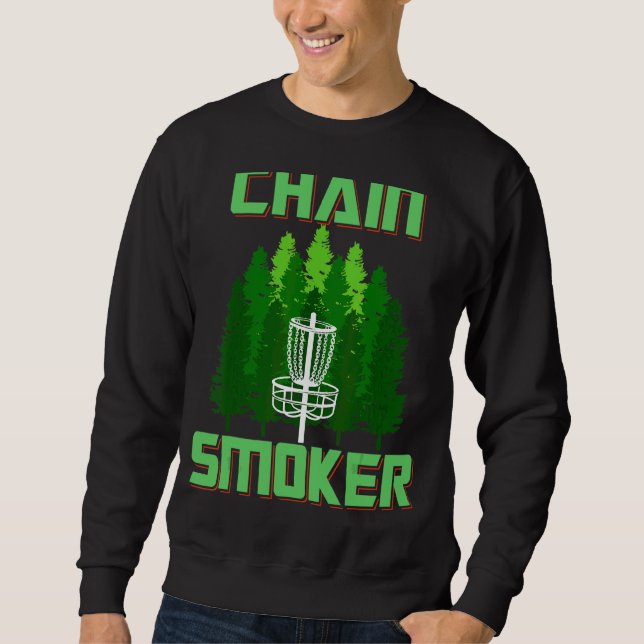 Sweatshirt Cool Retro Disc Golf Sport 24 (Devant)
