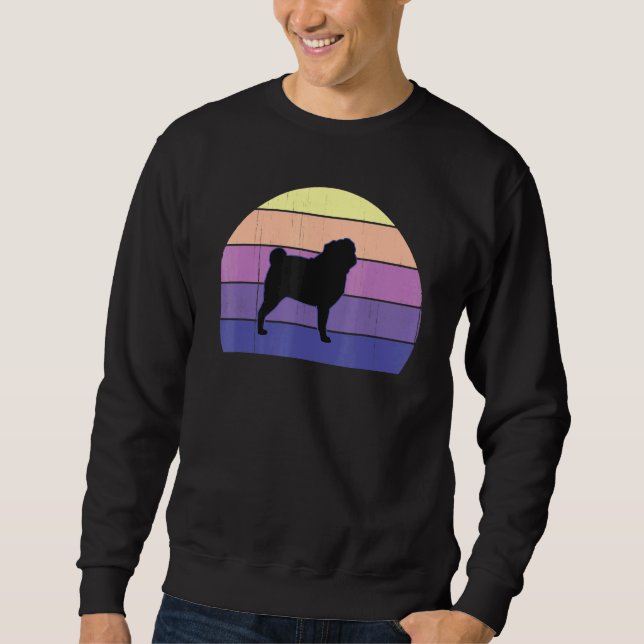 Sweatshirt Cool Retro Sunset Carlins Grand propriétaire de Ca (Devant)