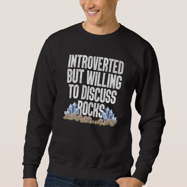 Sweatshirt Cool Rock Collector For Men Women Kids Geology Roc (Devant)