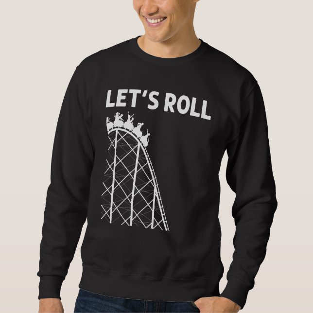 Sweatshirt Cool Roller Coaster For Men Women Amusement Park T (Devant)