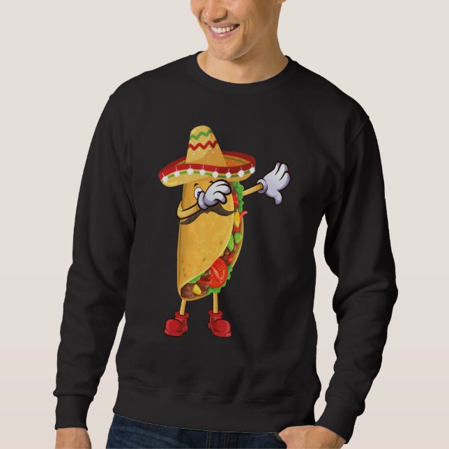 Sweatshirt Cool Taco For Men Women Cinco De Mayo Fiesta Mexic (Devant)