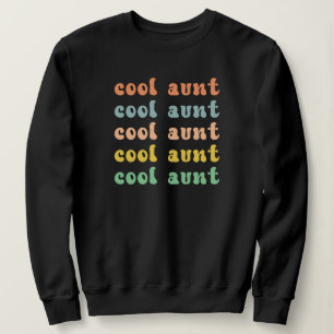Sweatshirt Cool Tante Moderne Rétro Cadeaux mignons pour Tant