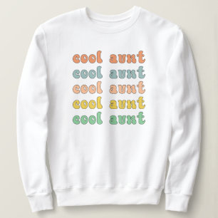 Sweatshirt Cool Tante Moderne Rétro Cadeaux mignons pour Tant