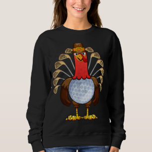 Sweatshirt Cool Thanksgiving Golf Gobble Player Turquie Thank