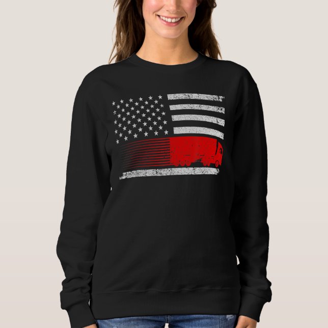 Sweatshirt Cool Truck Design For Men Women Trucker Vehicle Tr (Devant)