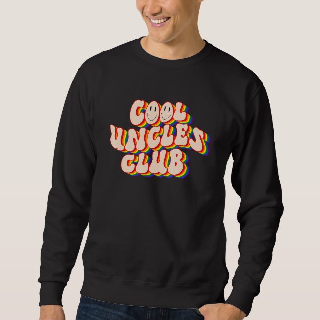 Sweatshirt Cool Uncles Club LGBTQ Pride Gay Pride Rainbow LGB (Devant)
