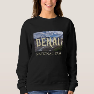 Sweatshirt Cool Vintage Retro Denali Parc national de l'Alask