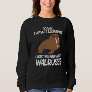 Sweatshirt Cool Walrus Pour Hommes Femmes Pôle Nord Pacifique