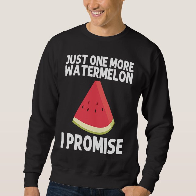 Sweatshirt Cool Watermelon  For Men Women Red Melon Fruit Bev (Devant)