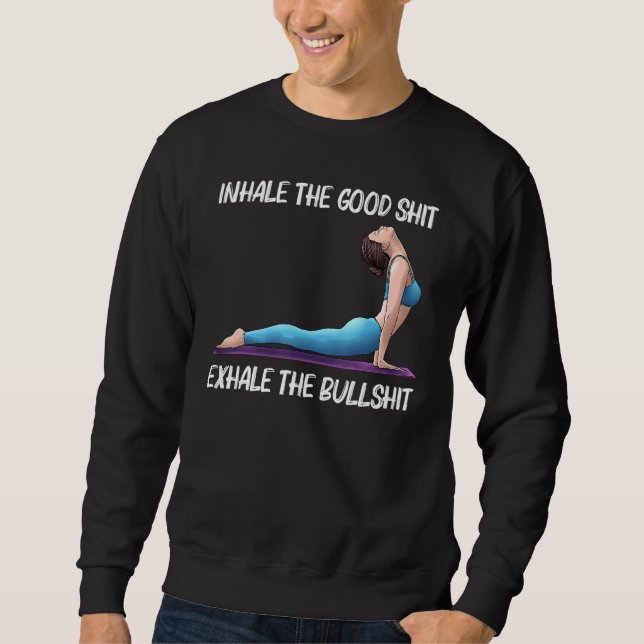 Sweatshirt Cool Yoga For Men Women Yogi Physical Exercise The (Devant)