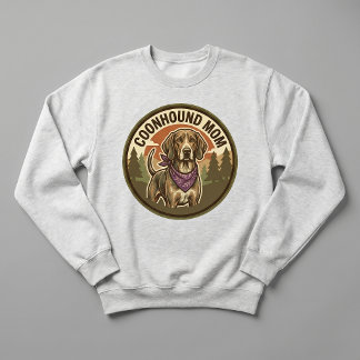 Sweatshirt Coonhound Maman Crewneck Cadeau de Maman Chien Lim