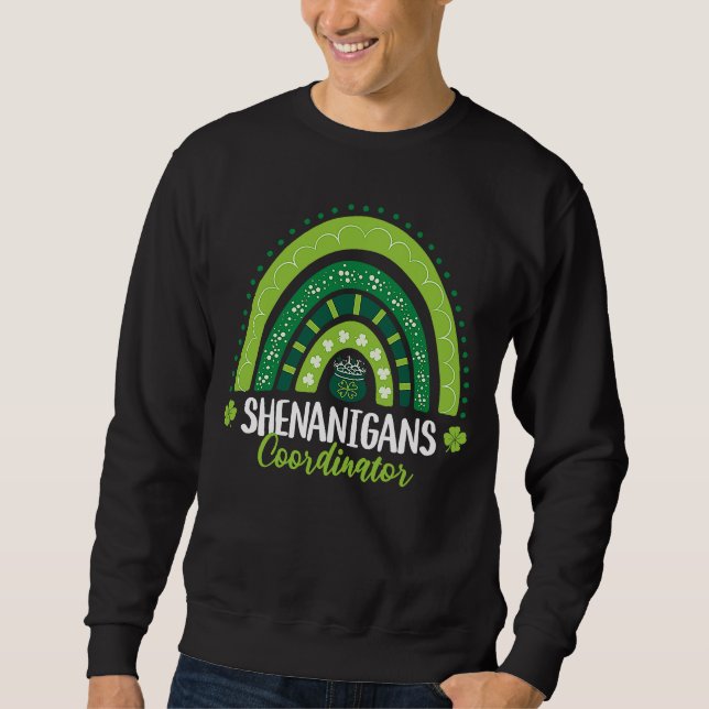 Sweatshirt Coordinateur des Shenanigans Saint Patrick's Day T (Devant)