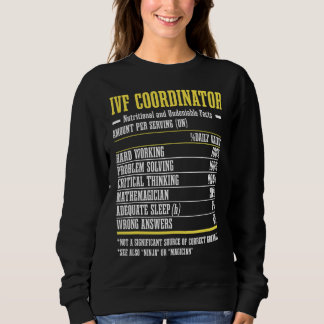 Sweatshirt Coordinateur Ivf En Fertilisation Vitro Nutritive