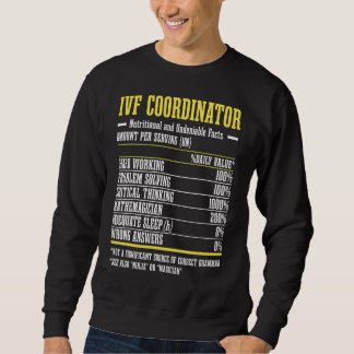 Sweatshirt Coordinateur Ivf En Fertilisation Vitro Nutritive