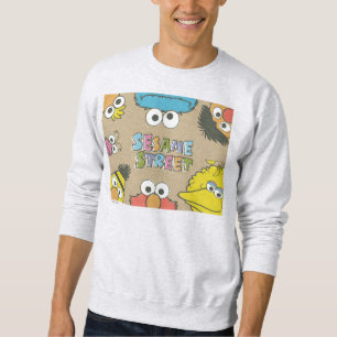Sweatshirt Copains vintage de Sesame Street