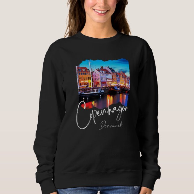 Sweatshirt Copenhague Danemark  1 (Devant)