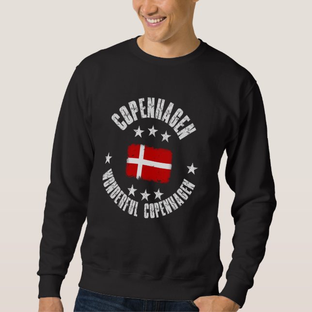 Sweatshirt Copenhague Merveilleux Copenhague Danemark (Devant)