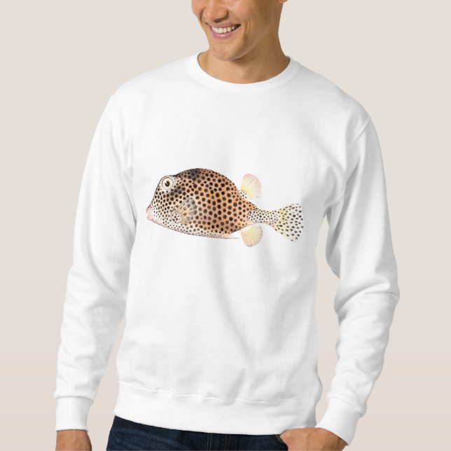 Sweatshirt Copie vintage repérée de poissons de Trunkfish (Devant)