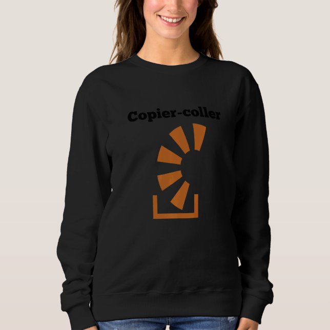 Sweatshirt Copier Coller Programmeur Développeur de logiciel  (Devant)
